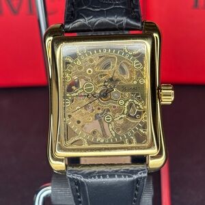 Winner men’s Automatic, Gold Skeleton Dial Men's Watch